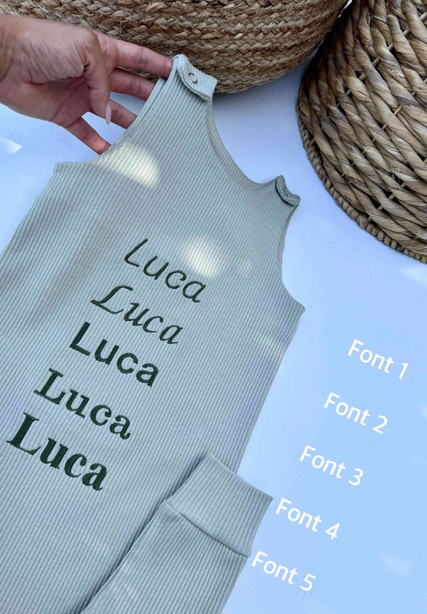 Goose Theme Personalised Zip Romper-4