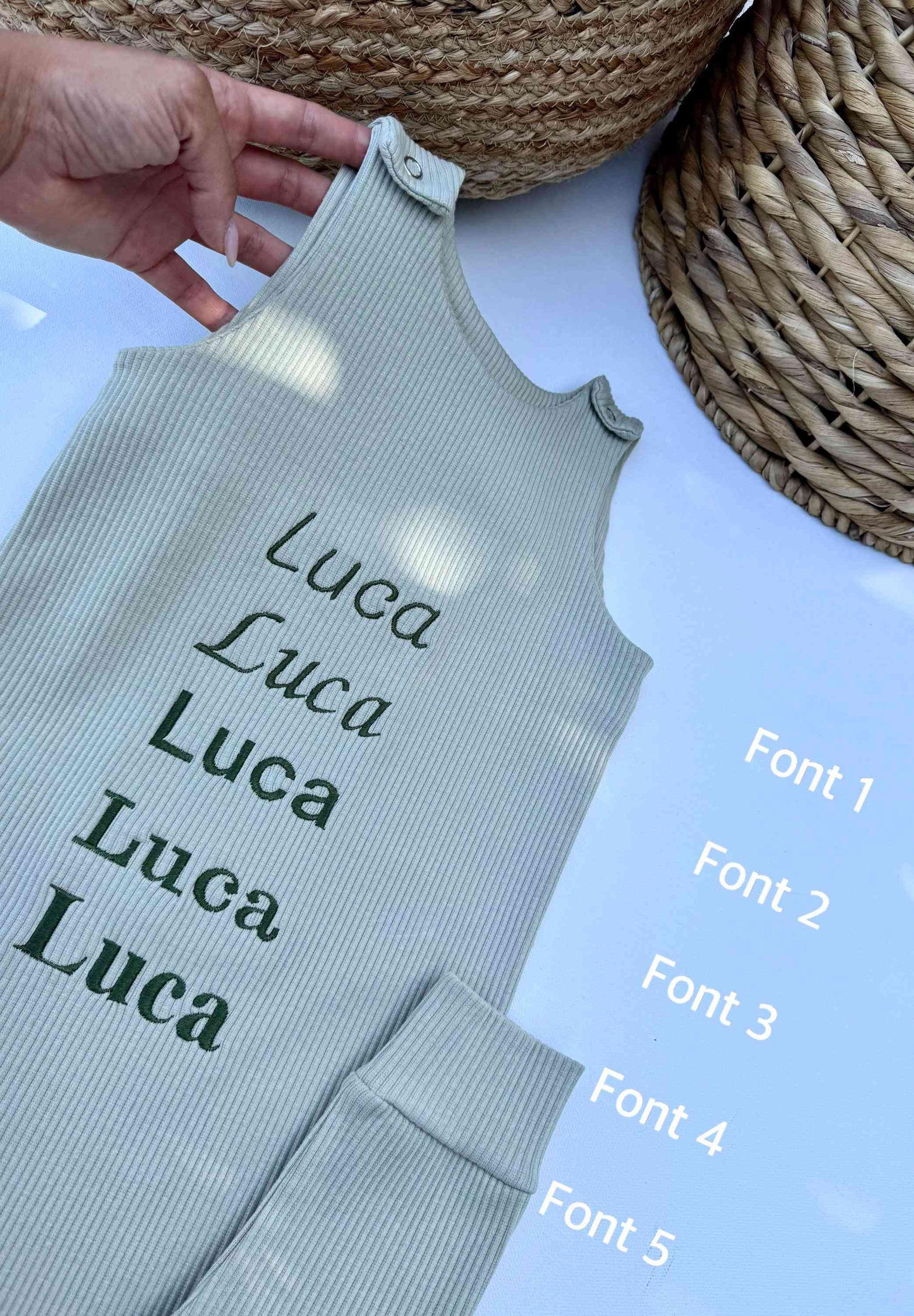 Goose Theme Personalised Zip Romper-4